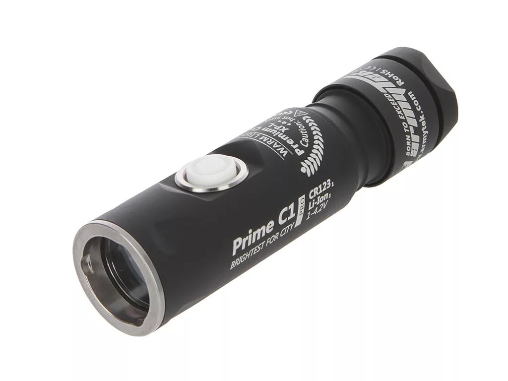 Фонарь Armytek Prime C1 Pro v2 XP-L Теплый (Серебро)
