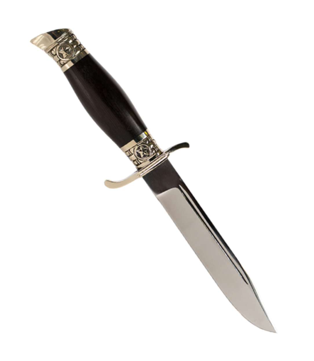 Нож "Разведчик" N690, литье звезда, граб, Семина