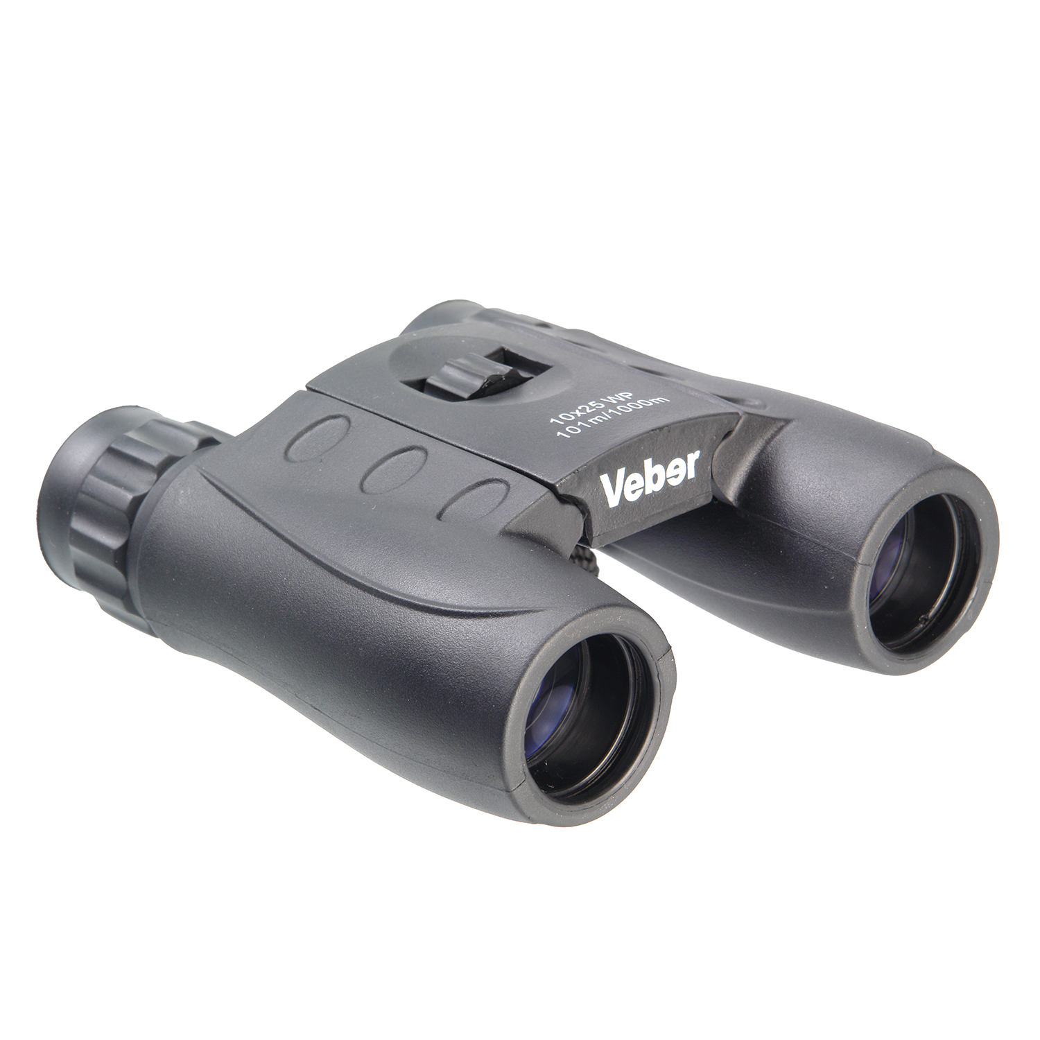Бинокль Veber 10x25 WP черный
