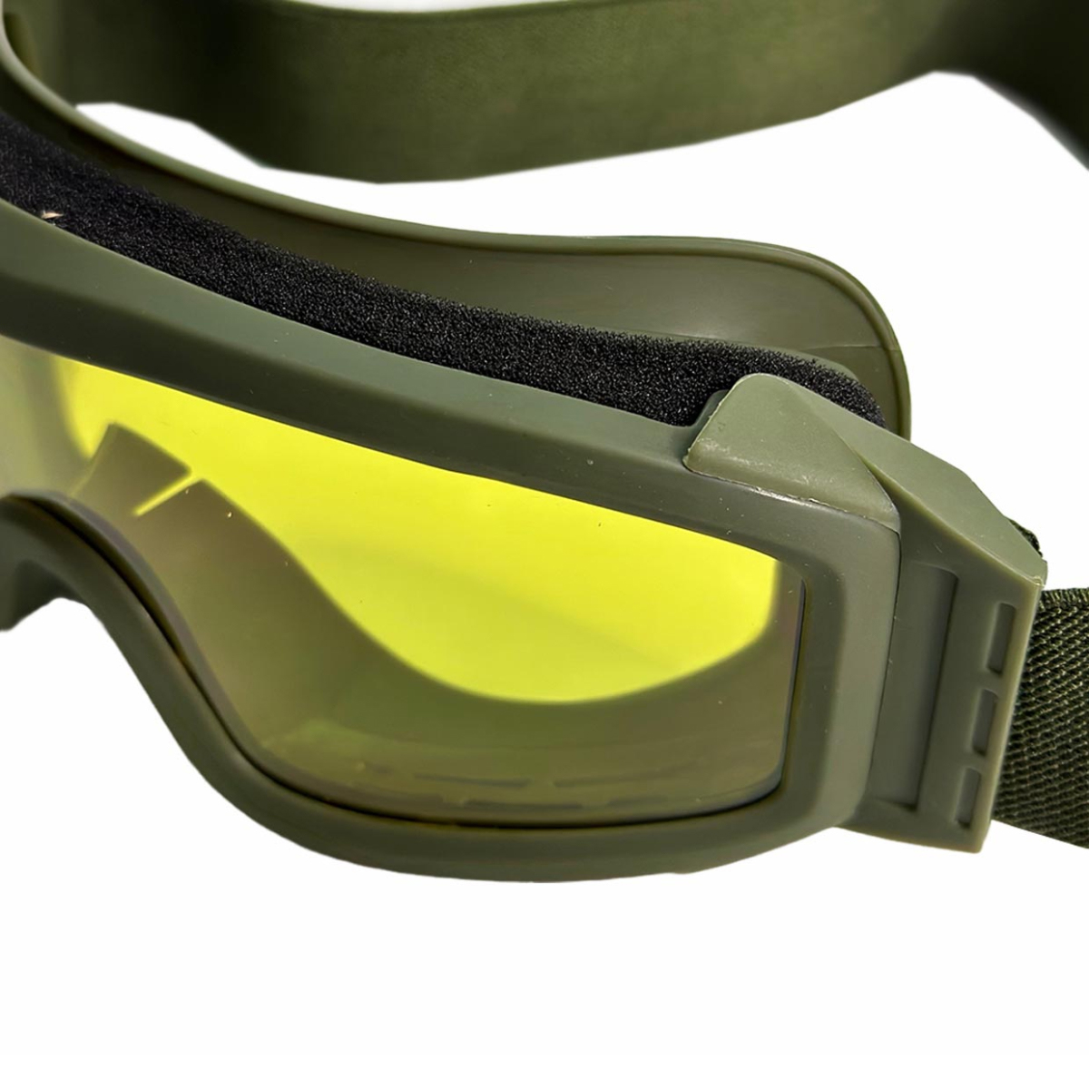 Стрелковые очки Voenpro Daisy, олива, желтые линзы 