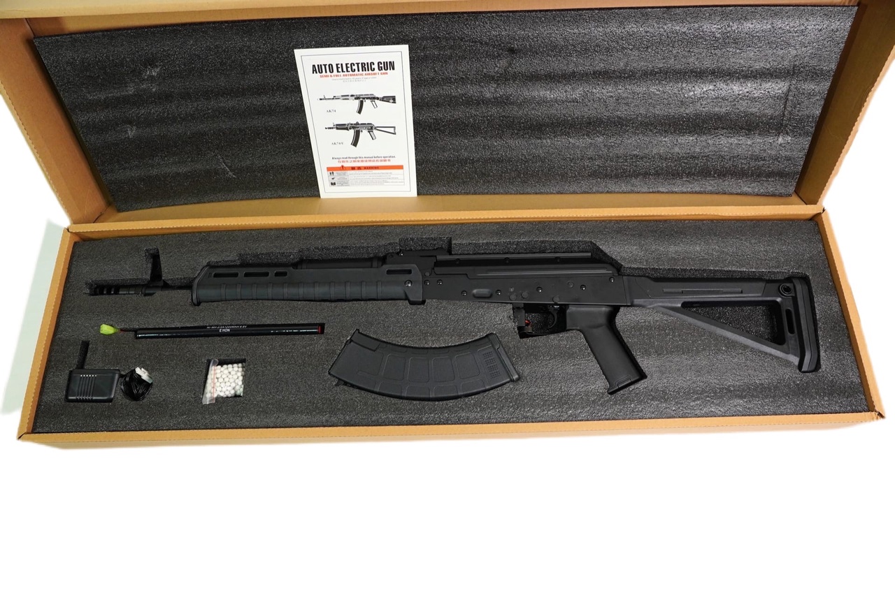 Автомат страйкбольный (Cyma) CM077 RK-103 Zhukov (АК-103), RIS, ЗУ, АКБ