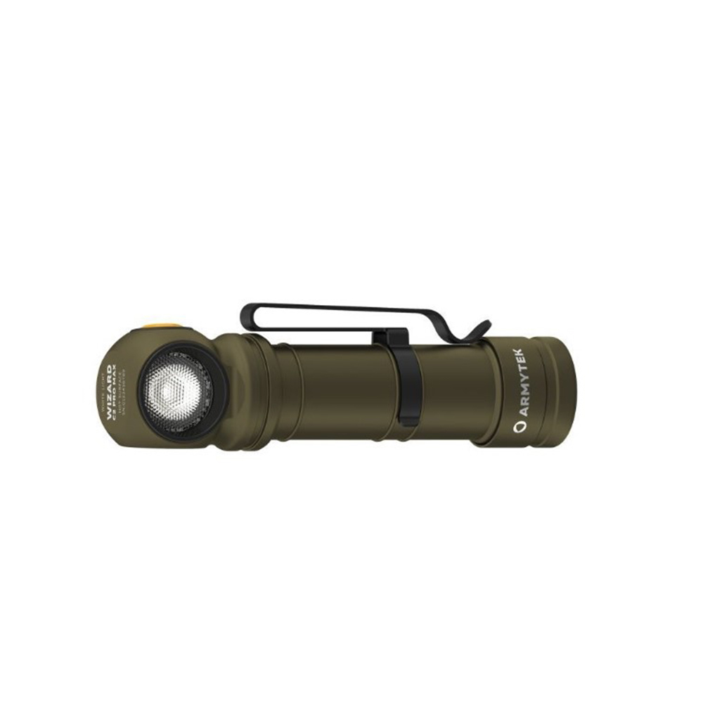 Фонарь Armytek Wizard C2 Pro Max Magnet USB Olive Белый
