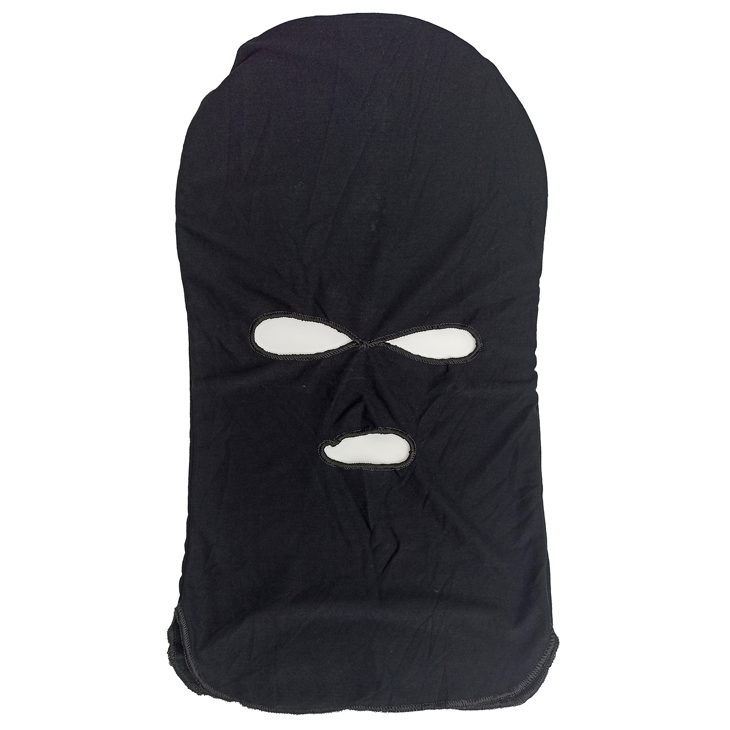 Балаклава Voenpro черная синтетическая (3 отверстия)