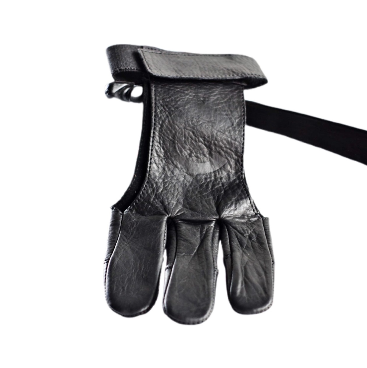 Напальчник традиционный (черный, кожа), размер М