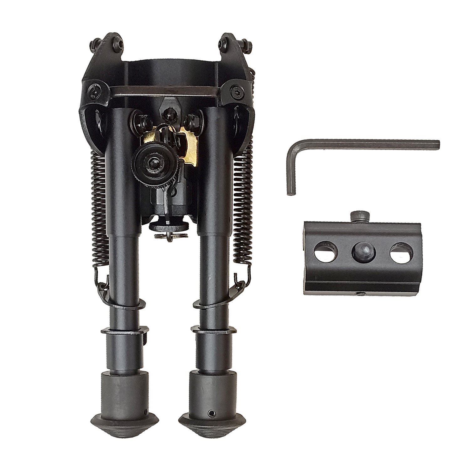 Сошки RUSARM с креплением weawer 15-23см + крепление с антабкой