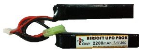 АКБ iPower 7.4V LiPO 1300mAh 20C ALP1300R4B-2S 6x20x130x2 mini type x2 все типы