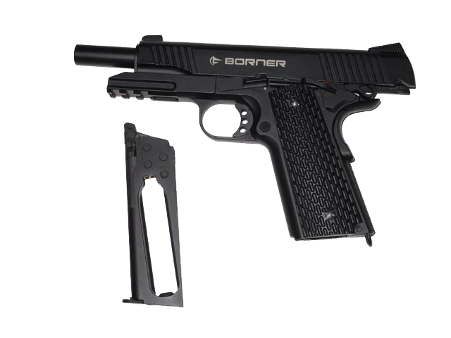 Пневматический пистолет Borner KMB77 (colt), калибр 4,5 мм