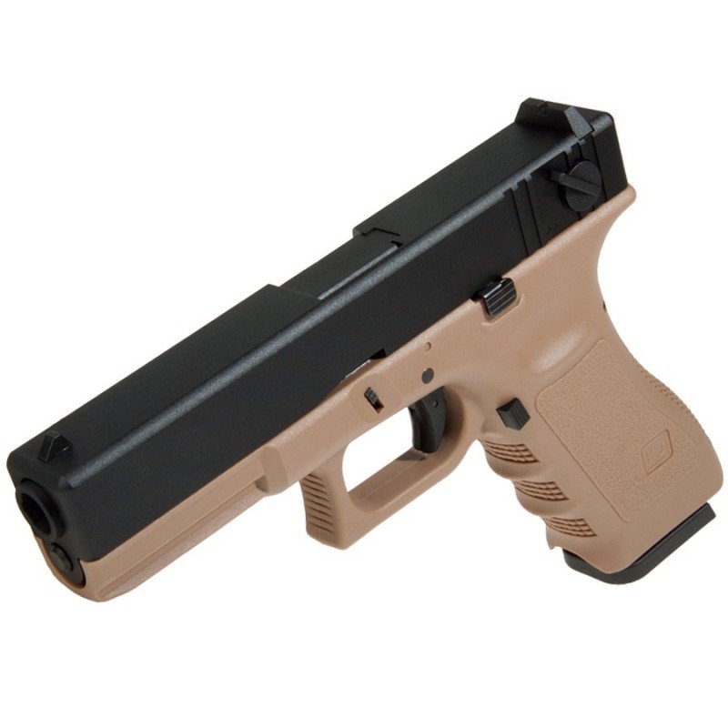 Пистолет страйкбольный (KJW) Glock G18 GBB CO2, KP-18CO2-TAN