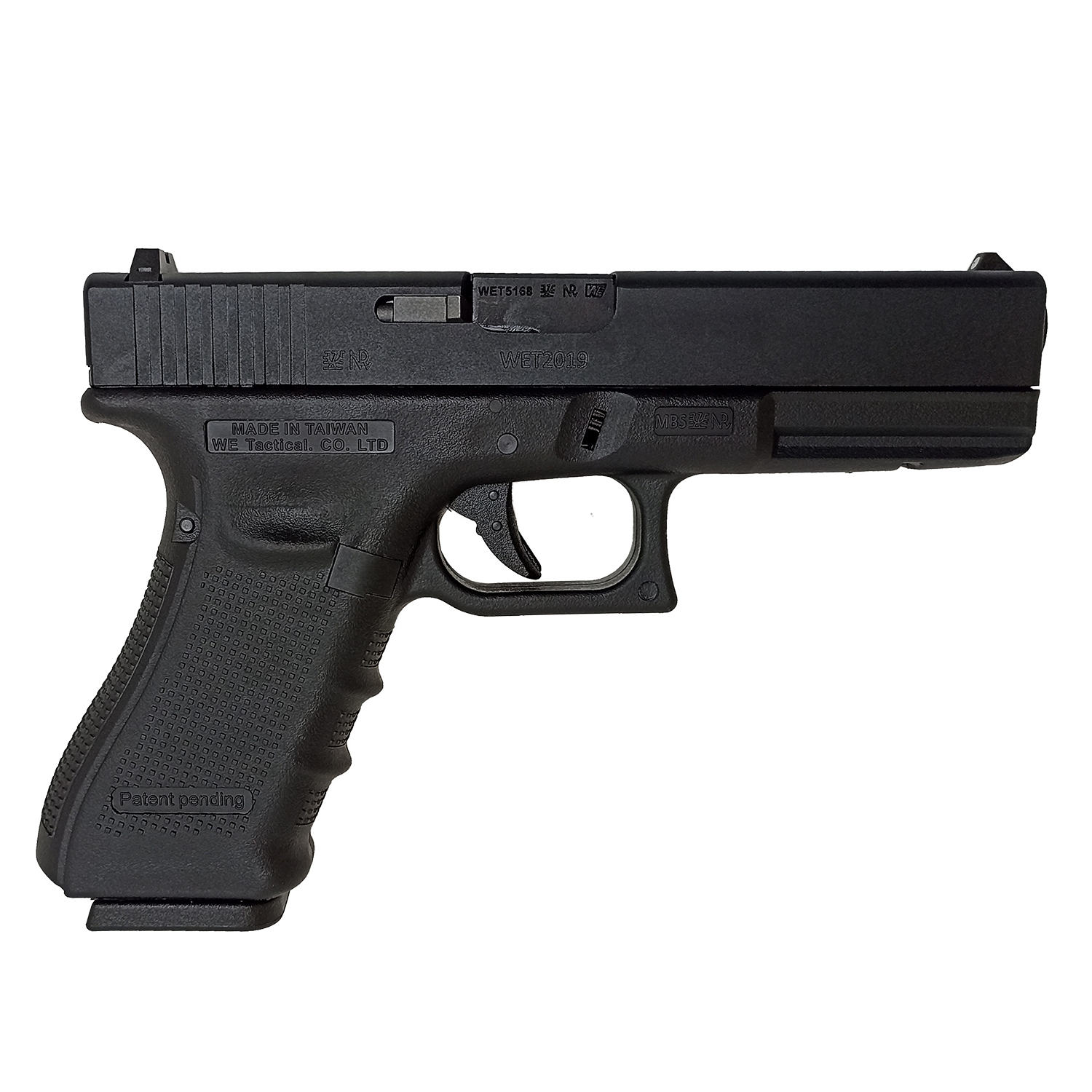 Пистолет страйкбольный WE Glock 17 Gen4, WE-G001B-BK / GP616-B