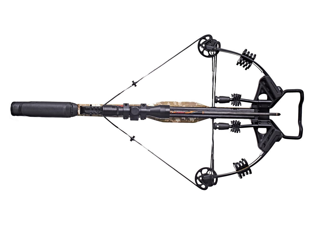Арбалет блочный Ek HEX-400 камуфляж (с комплектацией)