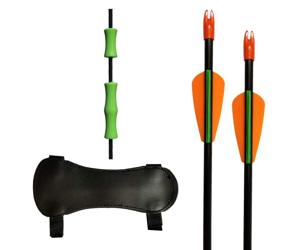 Лук детский классический Centershot Робин красный (с комплектом)