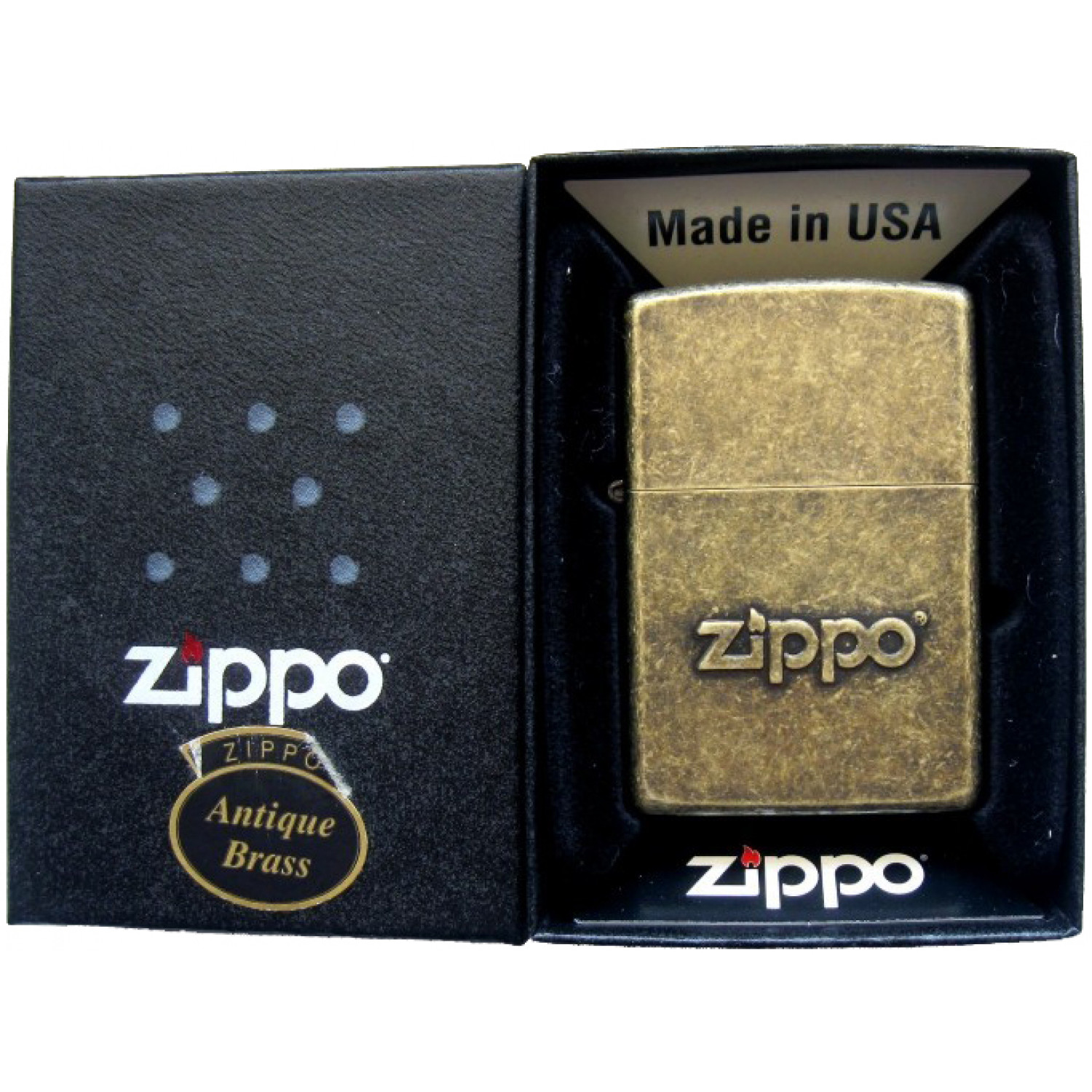 Зажигалка Zippo 28994 Antique Brass