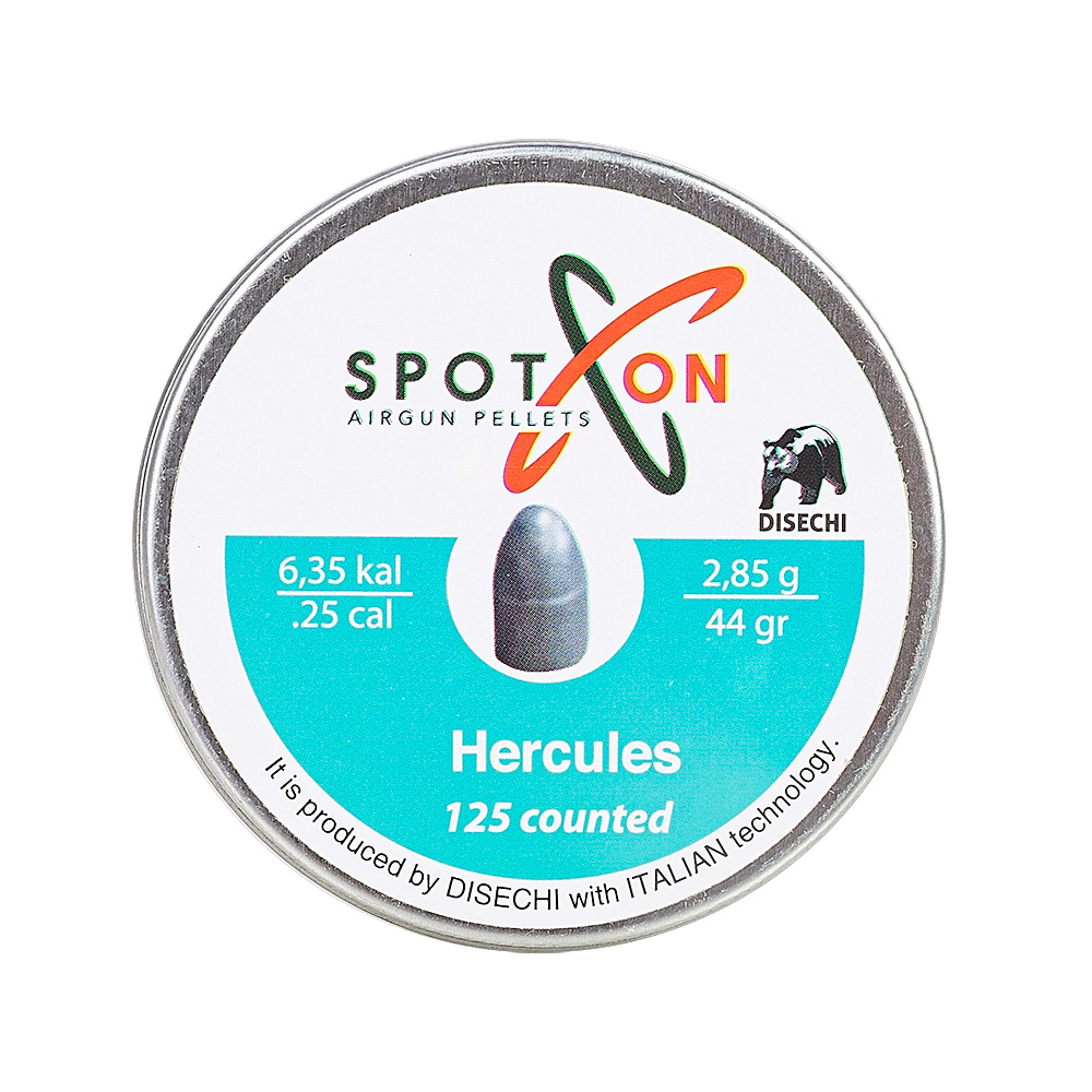 Пули пневматические SPOTON Hercules калибр 6,35 мм, 2,85 гр. (125 штук)