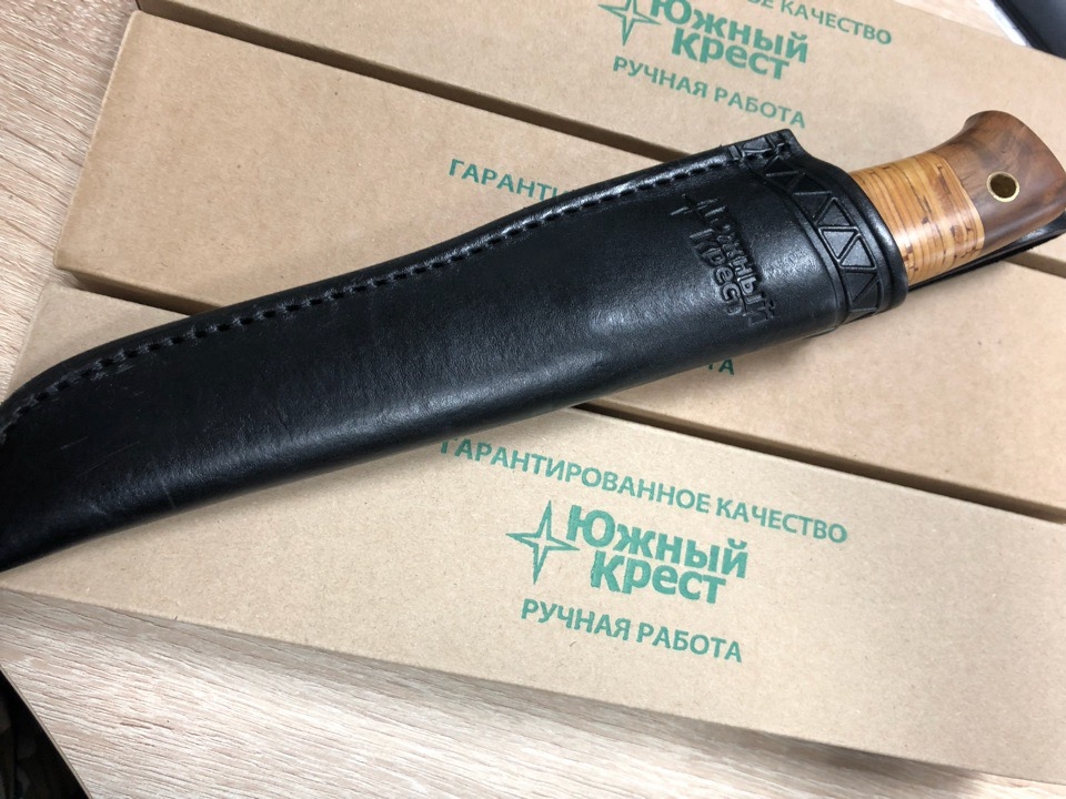 Нож Южный крест Кречет 151.5202 (Береста, N690)