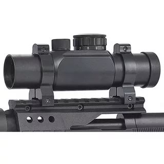 Пневматический пистолет Umarex Beretta M92 FS (глушитель, коллиматор, чёрный с накладками)