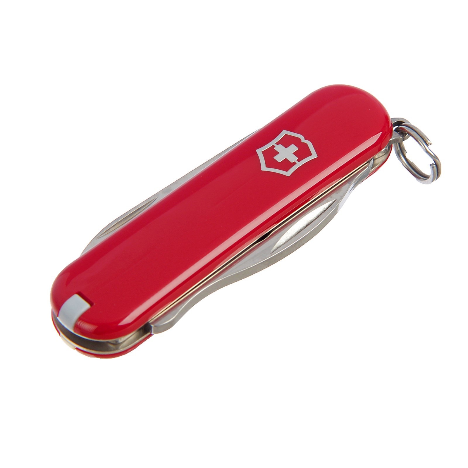 Нож-брелок Victorinox Classic Rally, 0.6163, 58 мм, 9 функций,красный