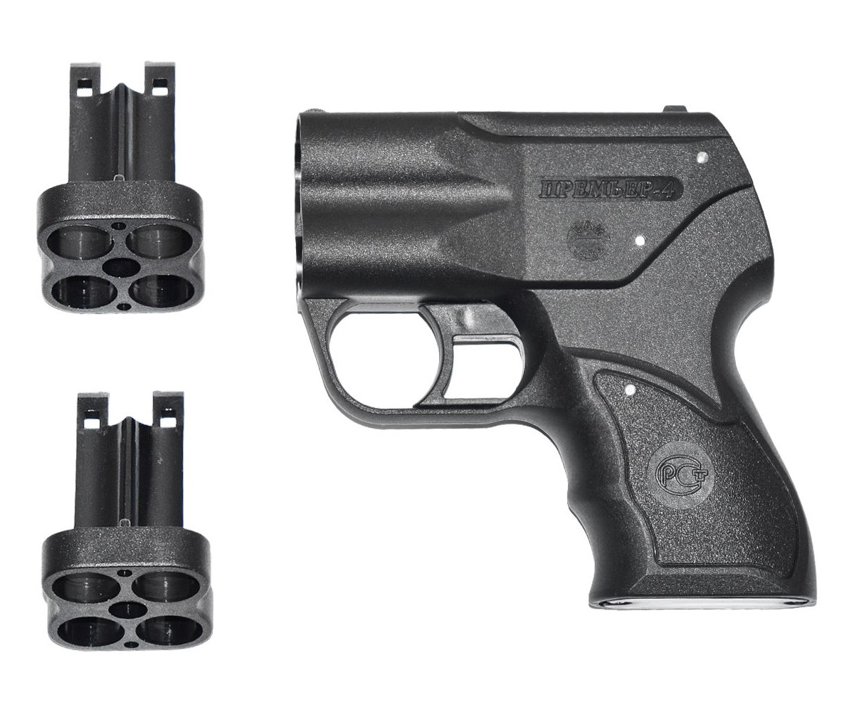 Аэрозольный пистолет ПРЕМЬЕР-4 с ЛЦУ (БАМ-ОС 18х55)