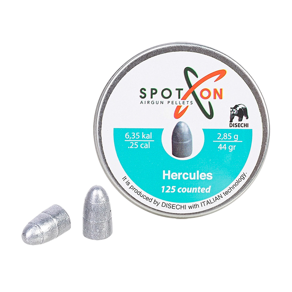 Пули пневматические SPOTON Hercules калибр 6,35 мм, 2,85 гр. (125 штук)