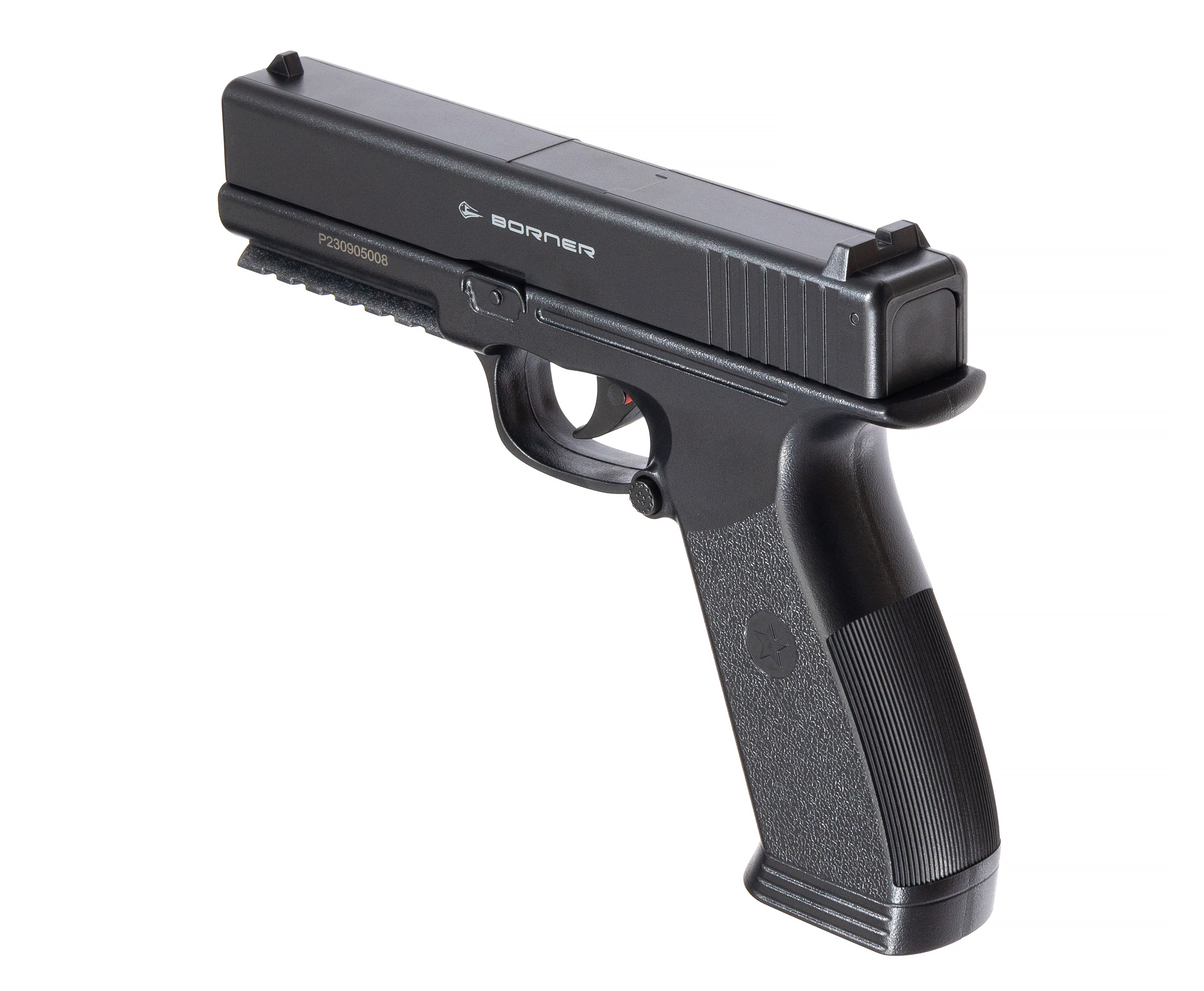 Пистолет страйкбольный Borner 17, калибр 6 мм