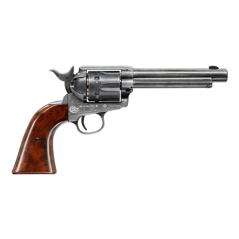 Пневматический револьвер Umarex Colt SAA 45 BB antique (colt) 4,5 мм