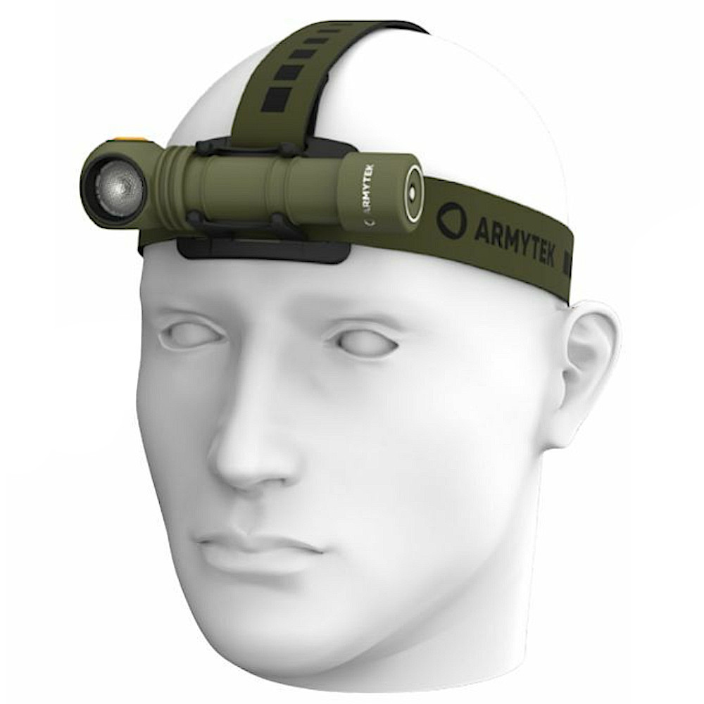 Фонарь Armytek Wizard C2 Pro Max Magnet USB Olive Белый