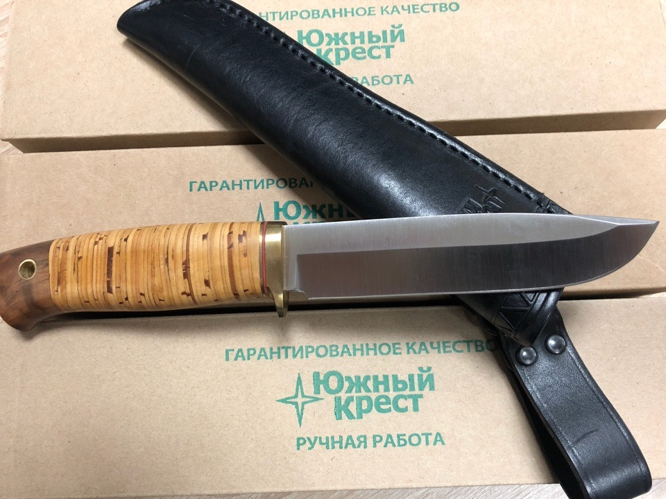 Нож Южный крест Кречет 151.5202 (Береста, N690)