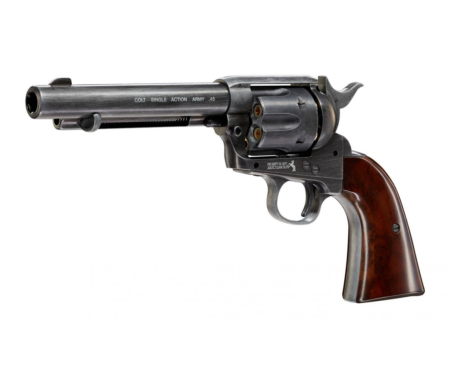 Пневматический револьвер Umarex Colt SAA 45 BB antique (colt) 4,5 мм
