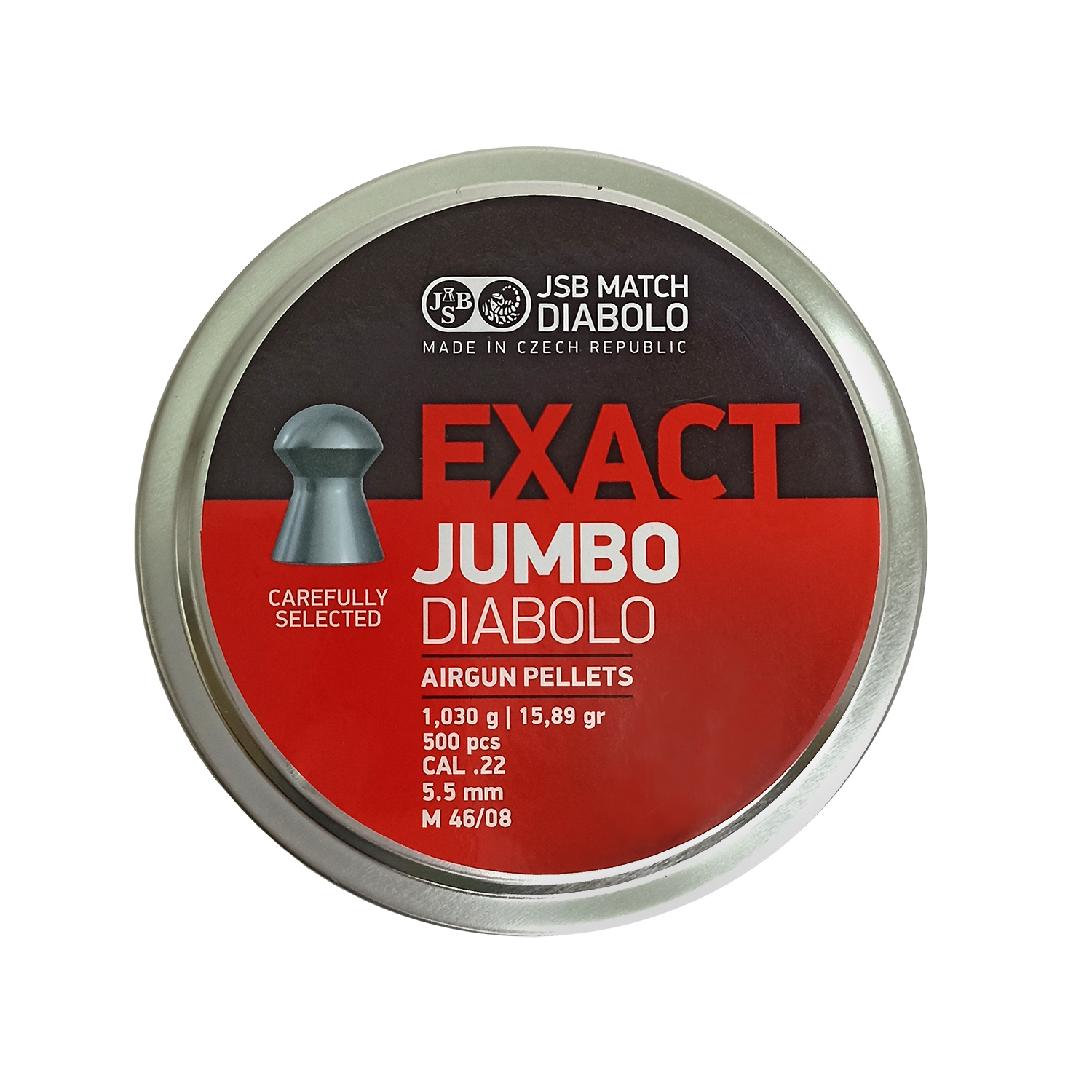 Пули пневматические "JSB Exact Jumbo", калибр 5,52 мм, 1,030 гр. (500 шт)