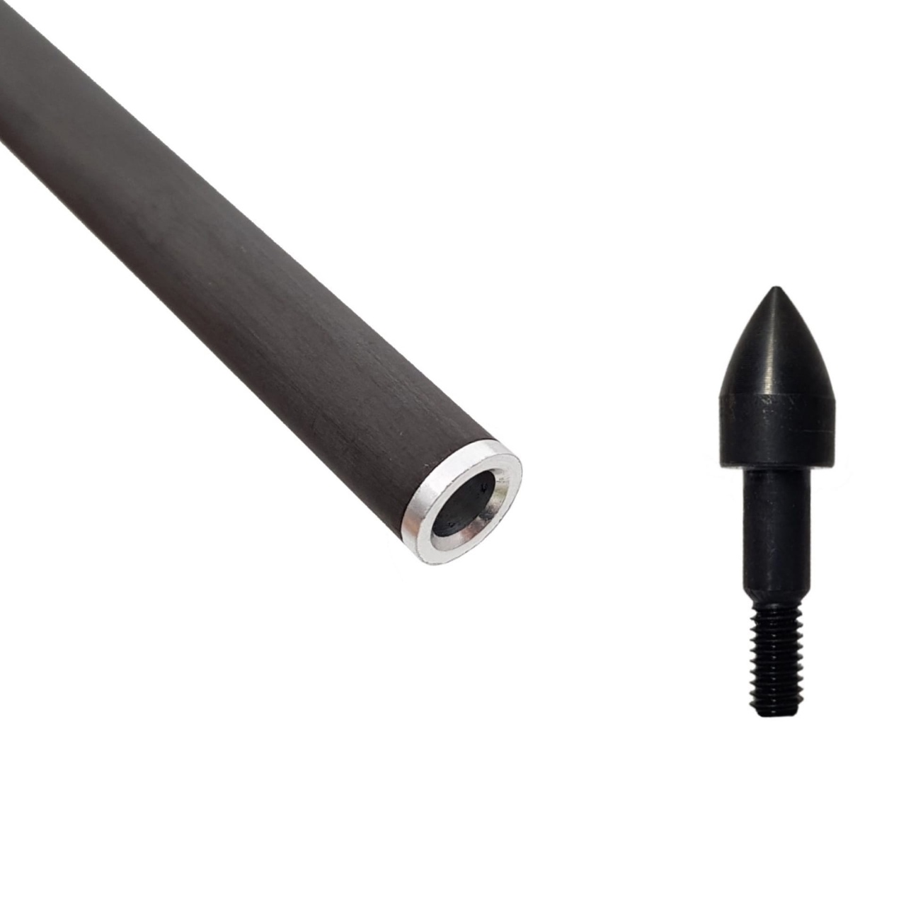 Стрела арбалетная карбоновая Centershot Toxic Carbon 22" Half Moon Nock