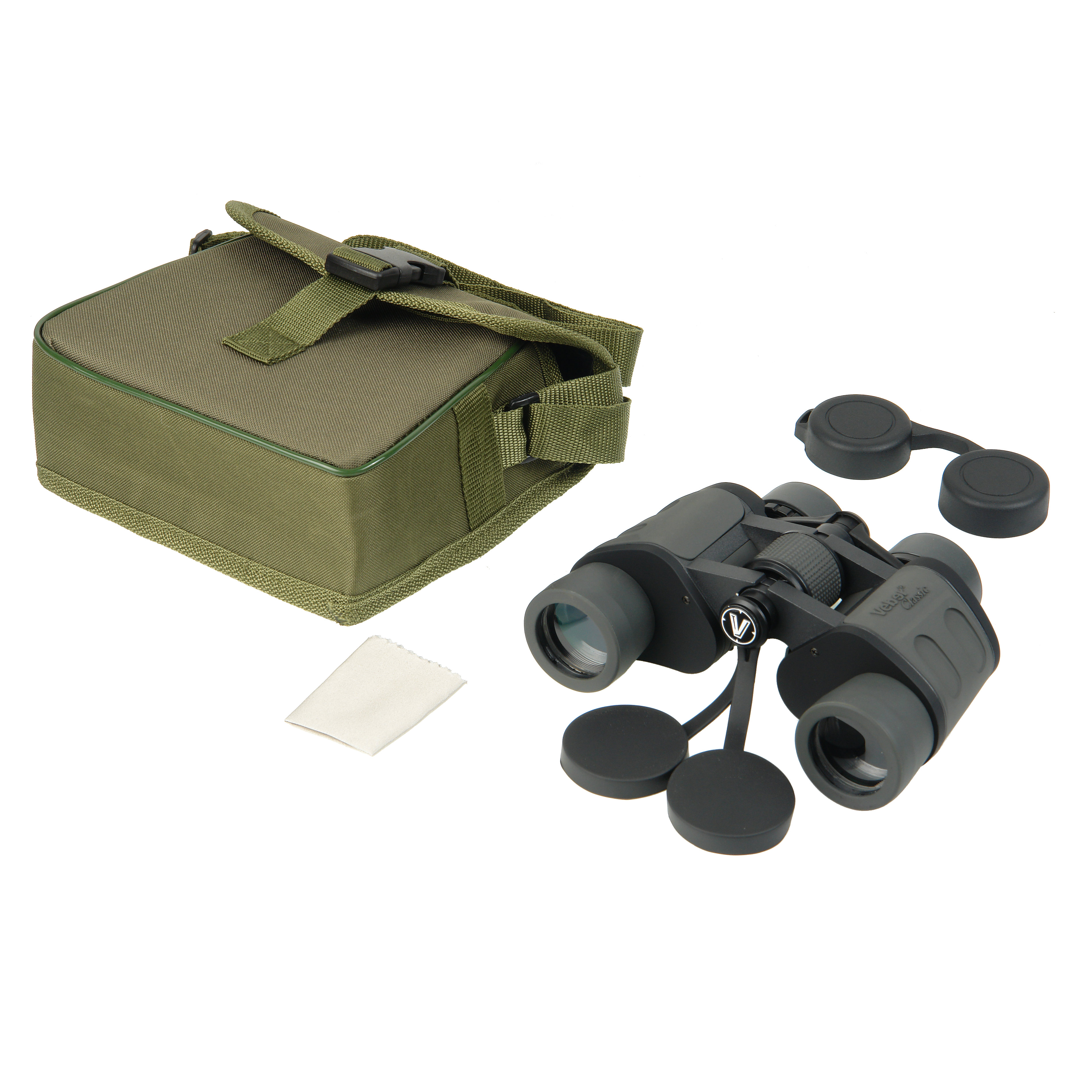 Бинокль Veber Classic БПШЦ 7х35 VRWA широкоугольный, серый