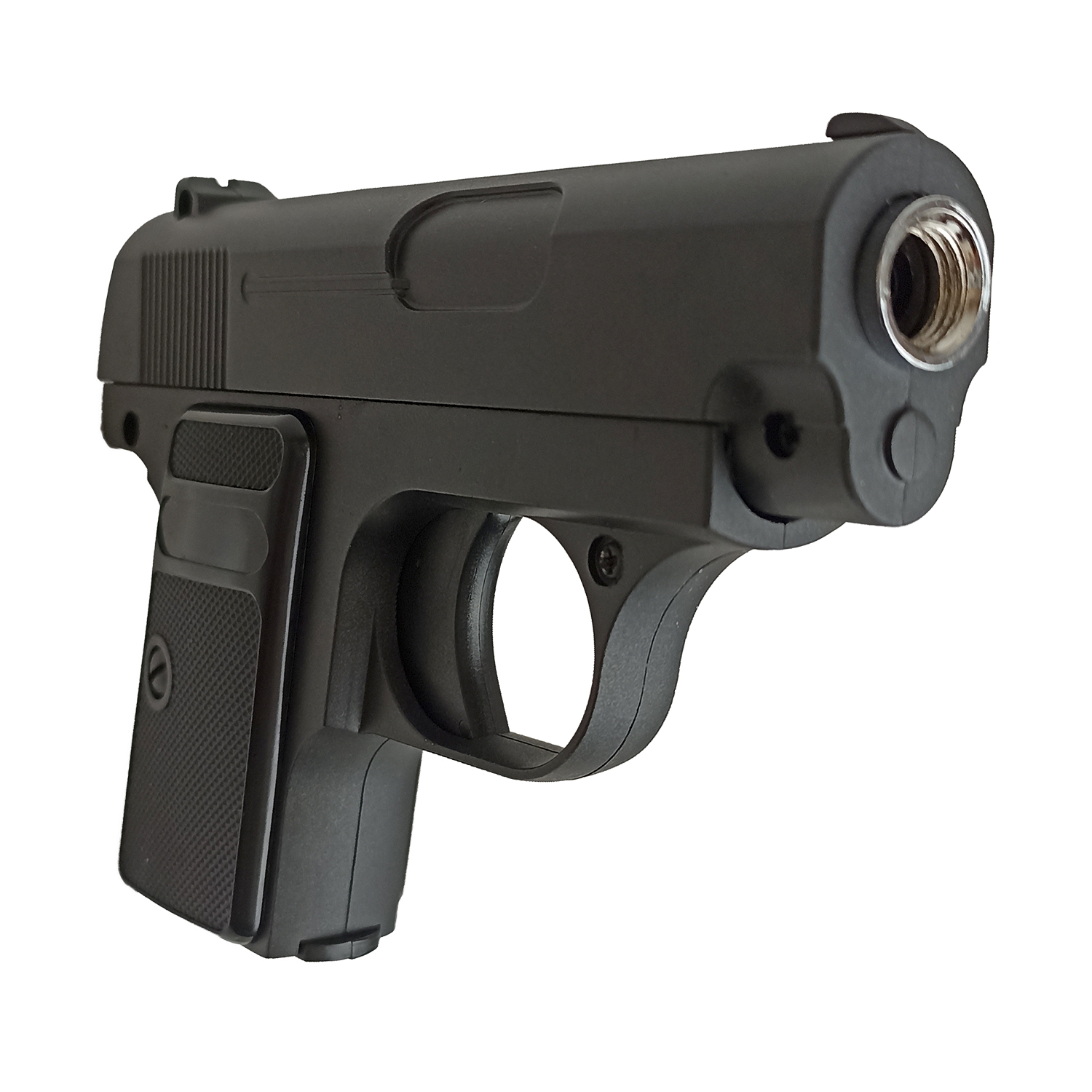 Пистолет страйкбольный Stalker SA25S Spring (Colt 25) + имитация ПБС, 6 мм