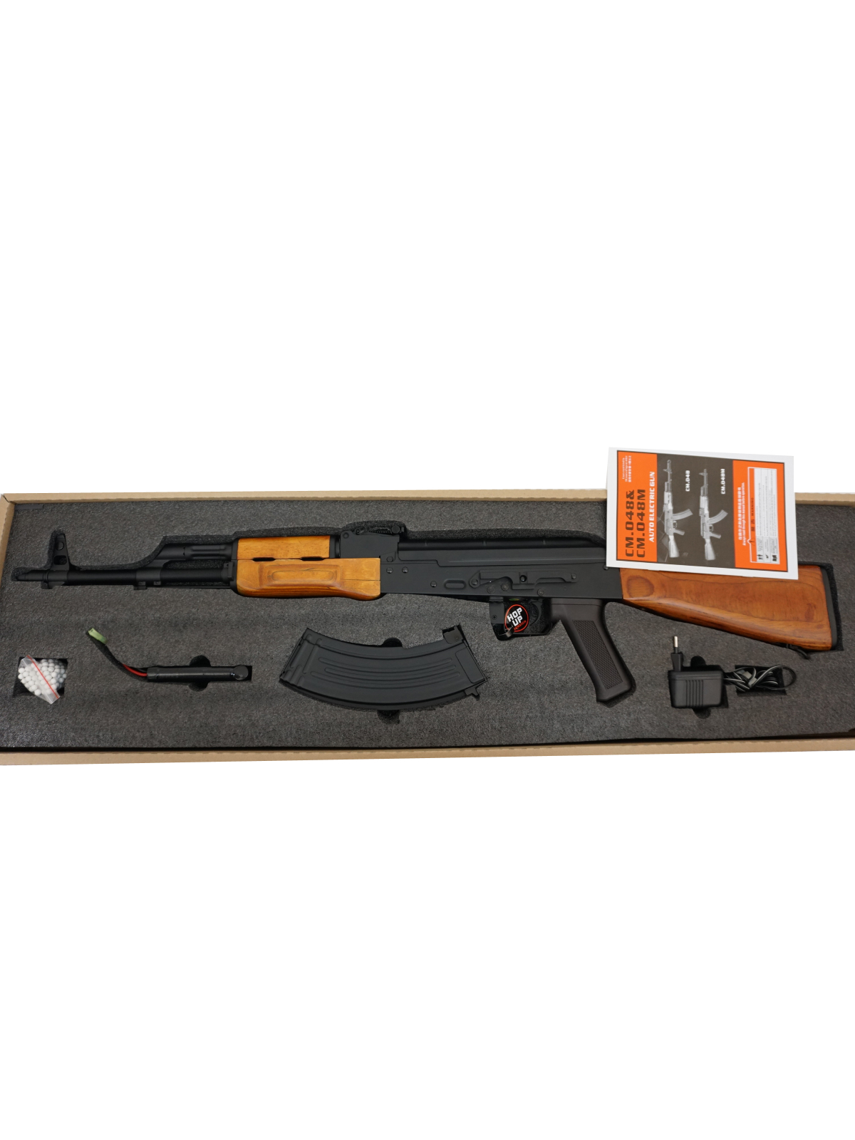 Автомат страйкбольный (Cyma) CM048M AKM  металл/дерево