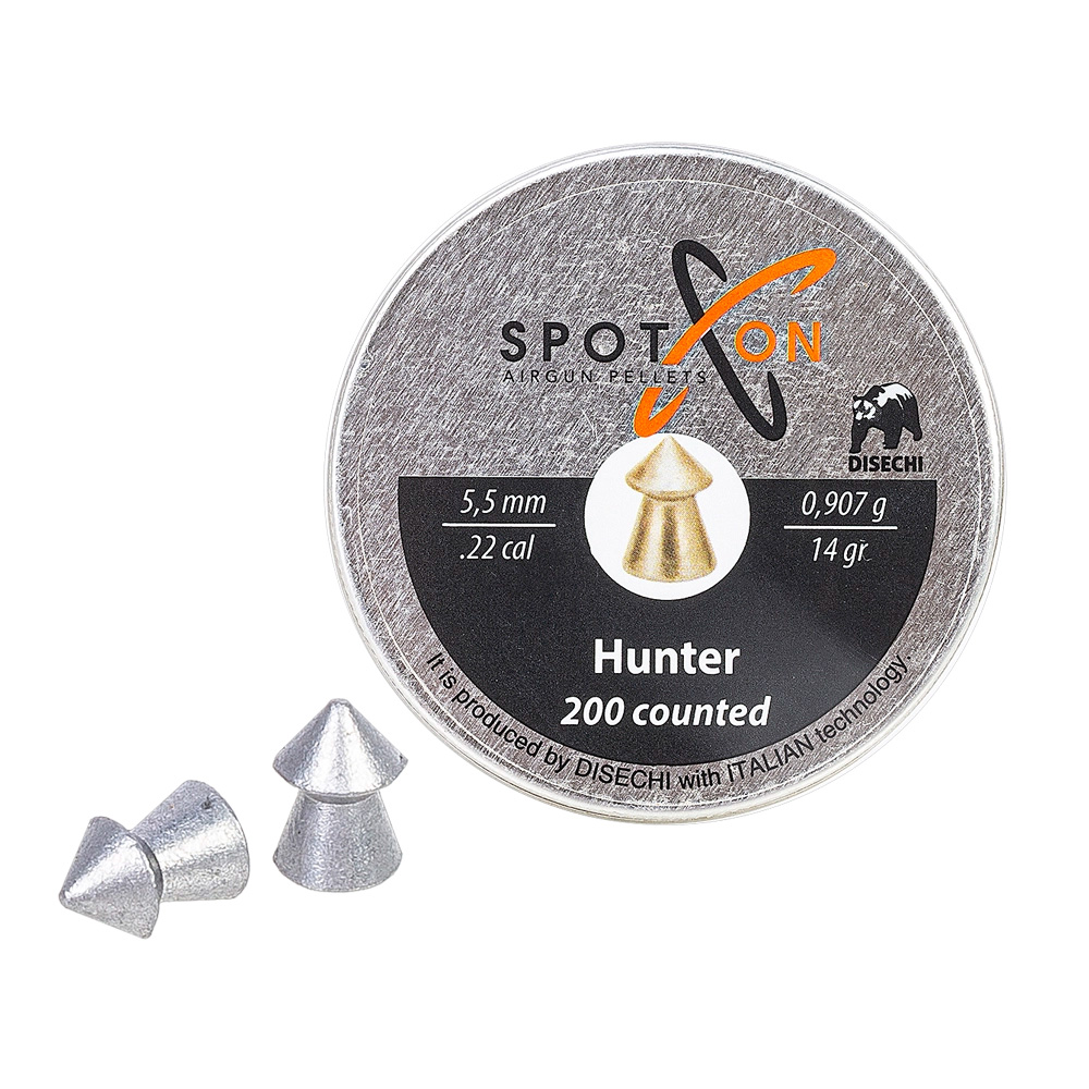 Пуля пневматические SPOTON Hunter калибр 5,5 мм, 0,907 гр. (200 штук)
