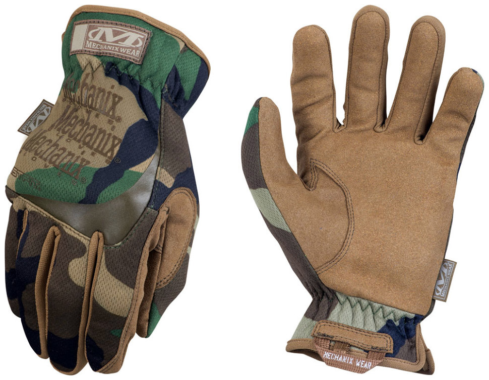 Перчатки FastFit Woodland Camo size S код Mechanix MFF-77