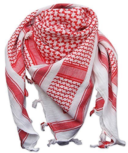 Арафатка Tactical Shemagh White/Red код Dagger DI-9052