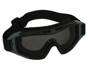 Очки тактические сетка металлическая (Black) AS-GG0016B