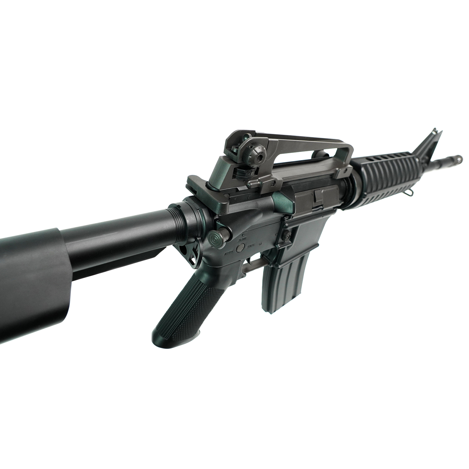 Модель автомата (Cyma) M4, нейлон, пластик, складной приклад, ЗУ, АКБ - CM510