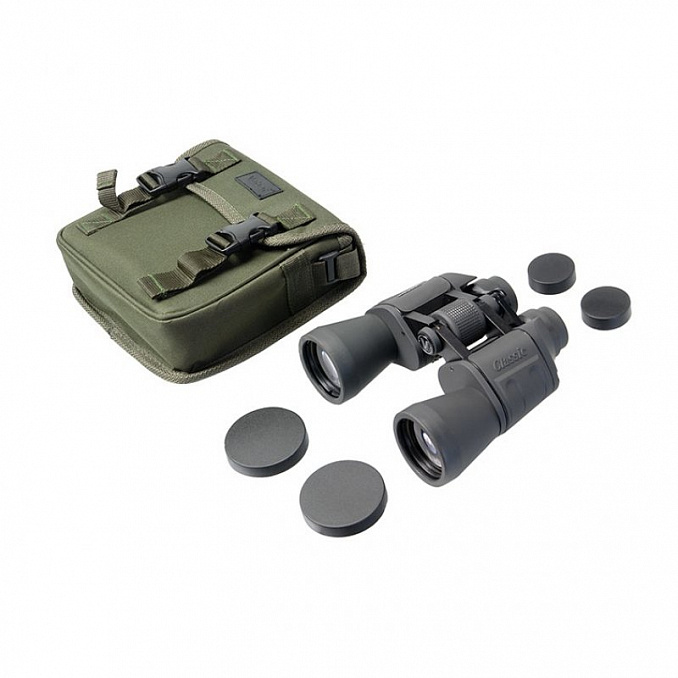 Бинокль Veber Classic БПШЦ 15x50 VRWA серый