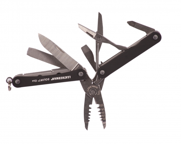 Мультиинструмент Leatherman Squirt ES4 черный