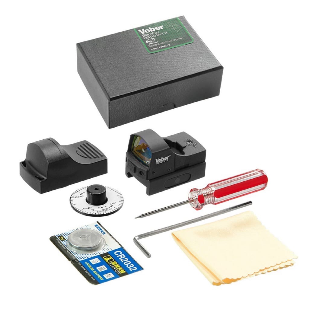 Прицел коллиматорный Veber Black Fox 123 RD Weaver