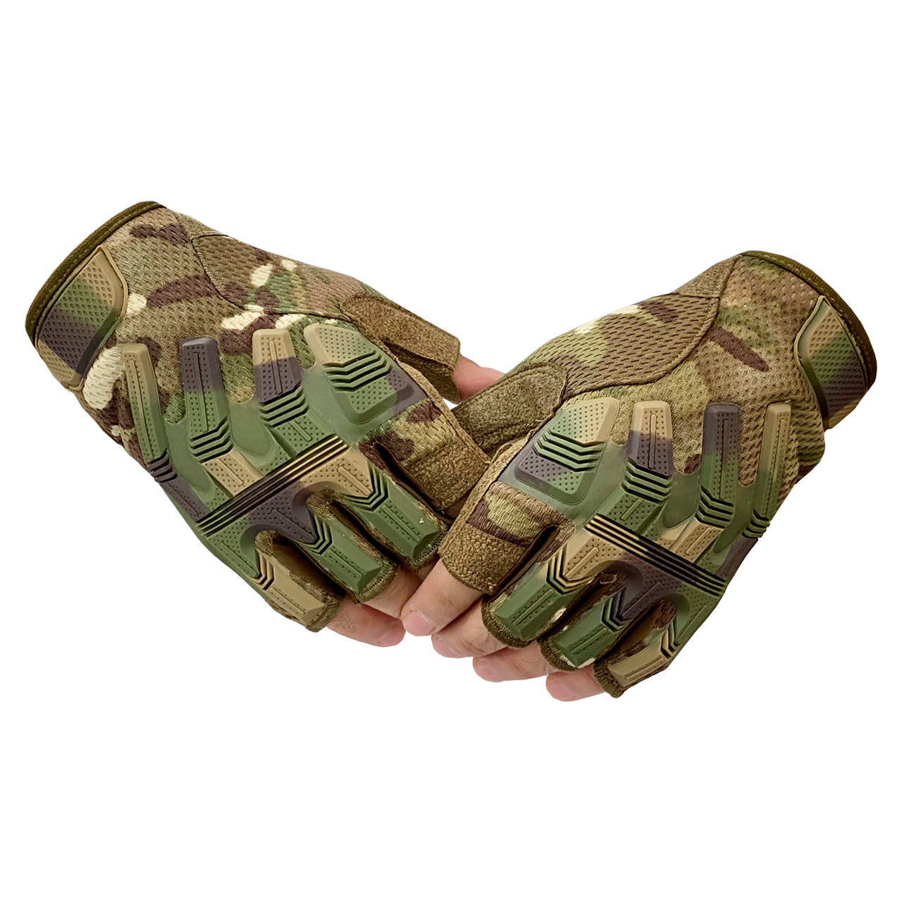 Перчатки Voenpro беспалые Woodland, размер M