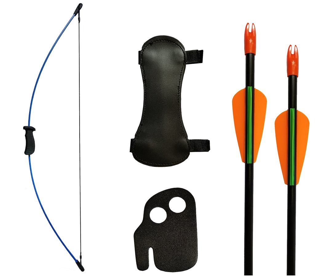 Лук детский классический Centershot Эльф синий (с комплектом)