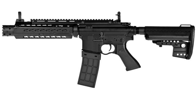 Автомат страйкбольный (Cyma) CM.079 M4, металл, пластик, складной приклад, ЗУ, АКБ