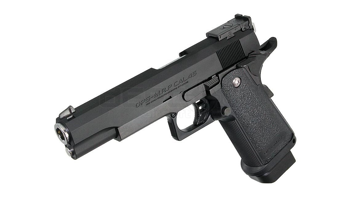 Пистолет страйкбольный (Tokyo marui) Colt 1911 Hi-Capa 5.1 GBB, Black