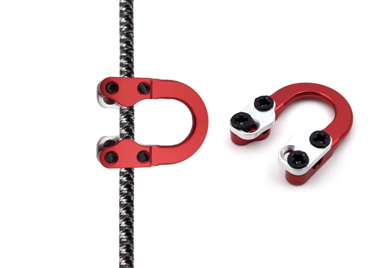 Петля стальная Centershot красная