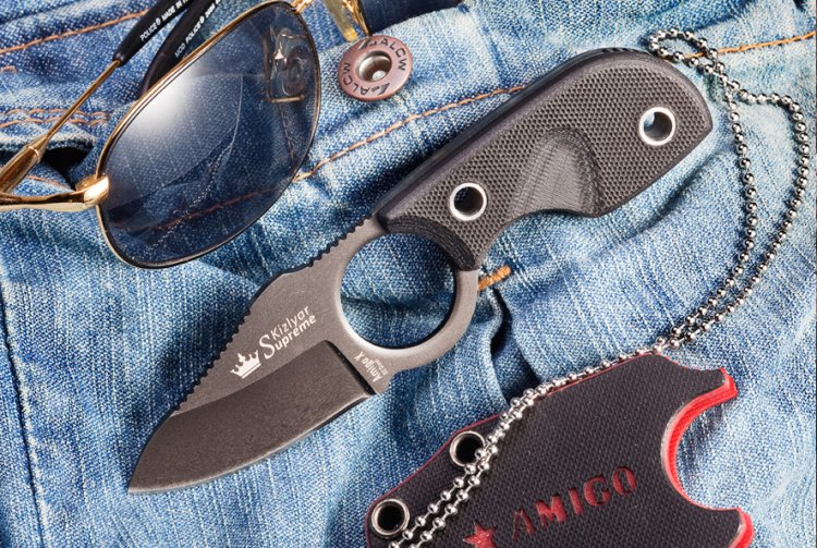 Нож Kizlyar Supreme Amigo-X D2 black