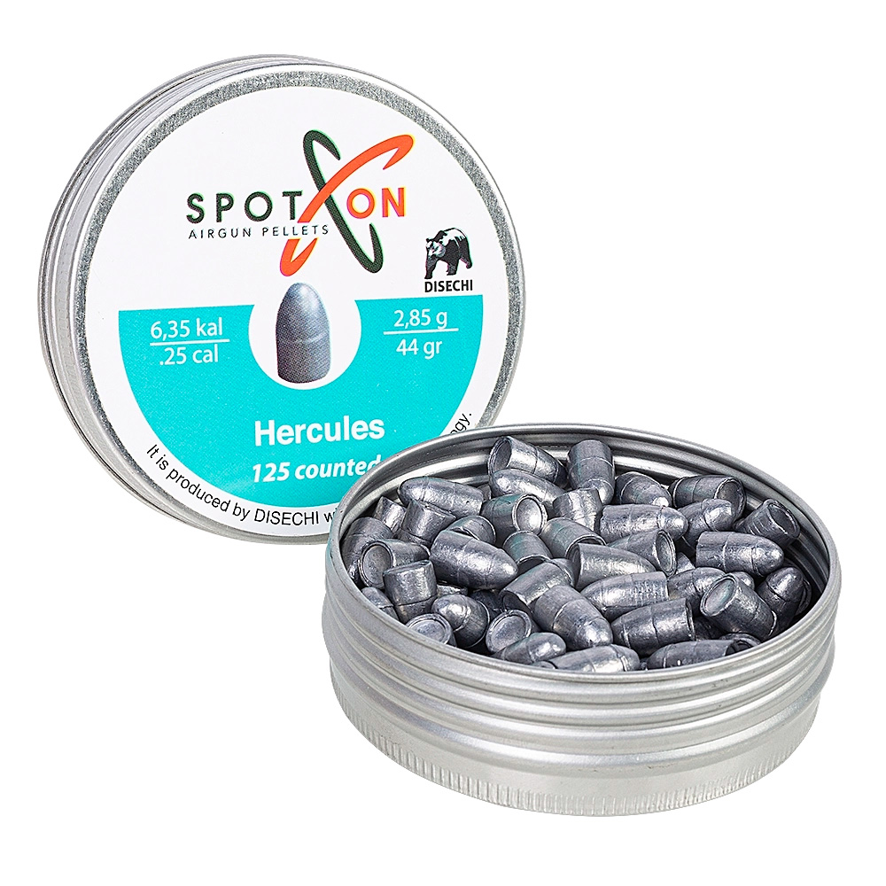Пули пневматические SPOTON Hercules калибр 6,35 мм, 2,85 гр. (125 штук)