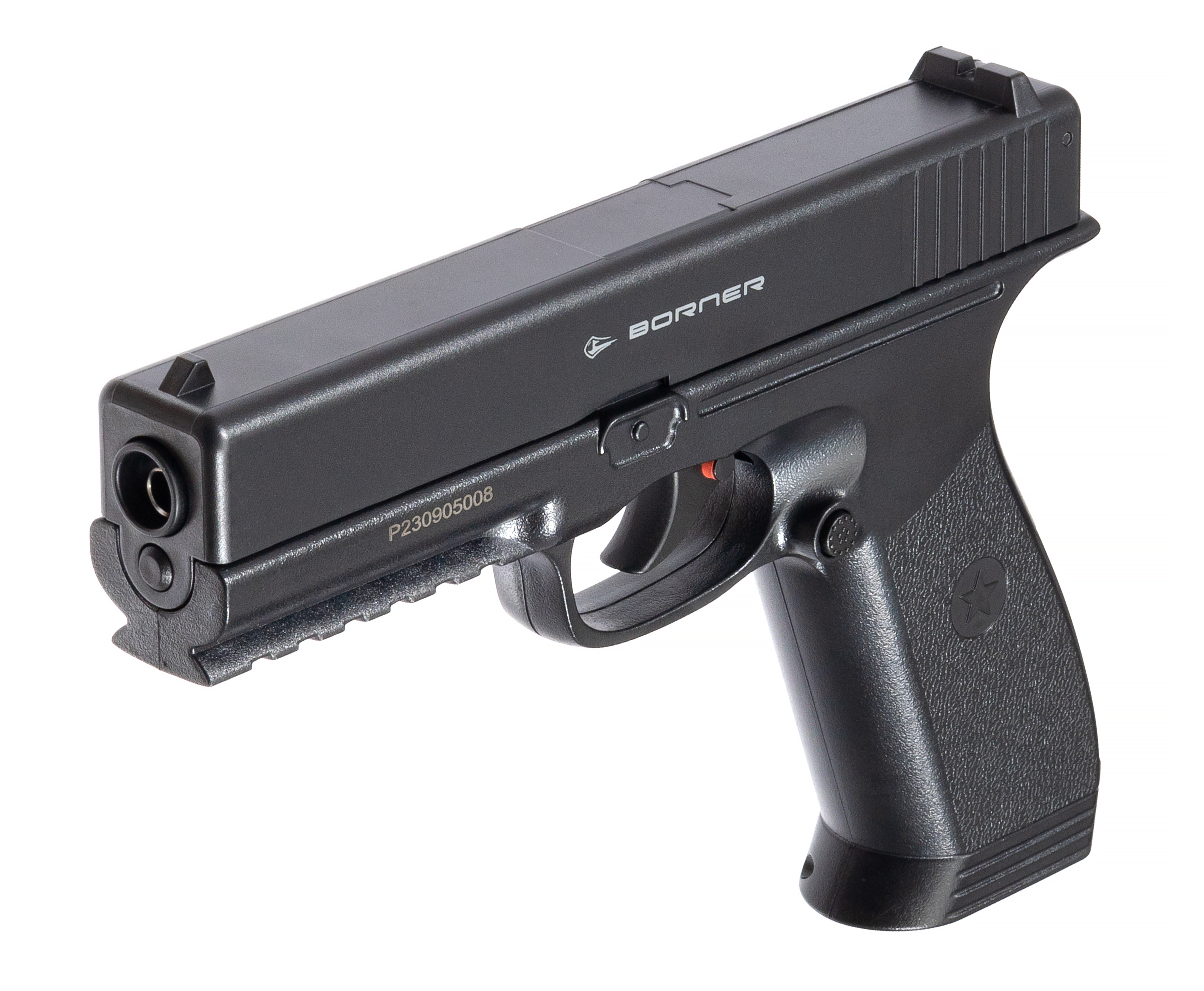 Пистолет страйкбольный Borner 17, калибр 6 мм