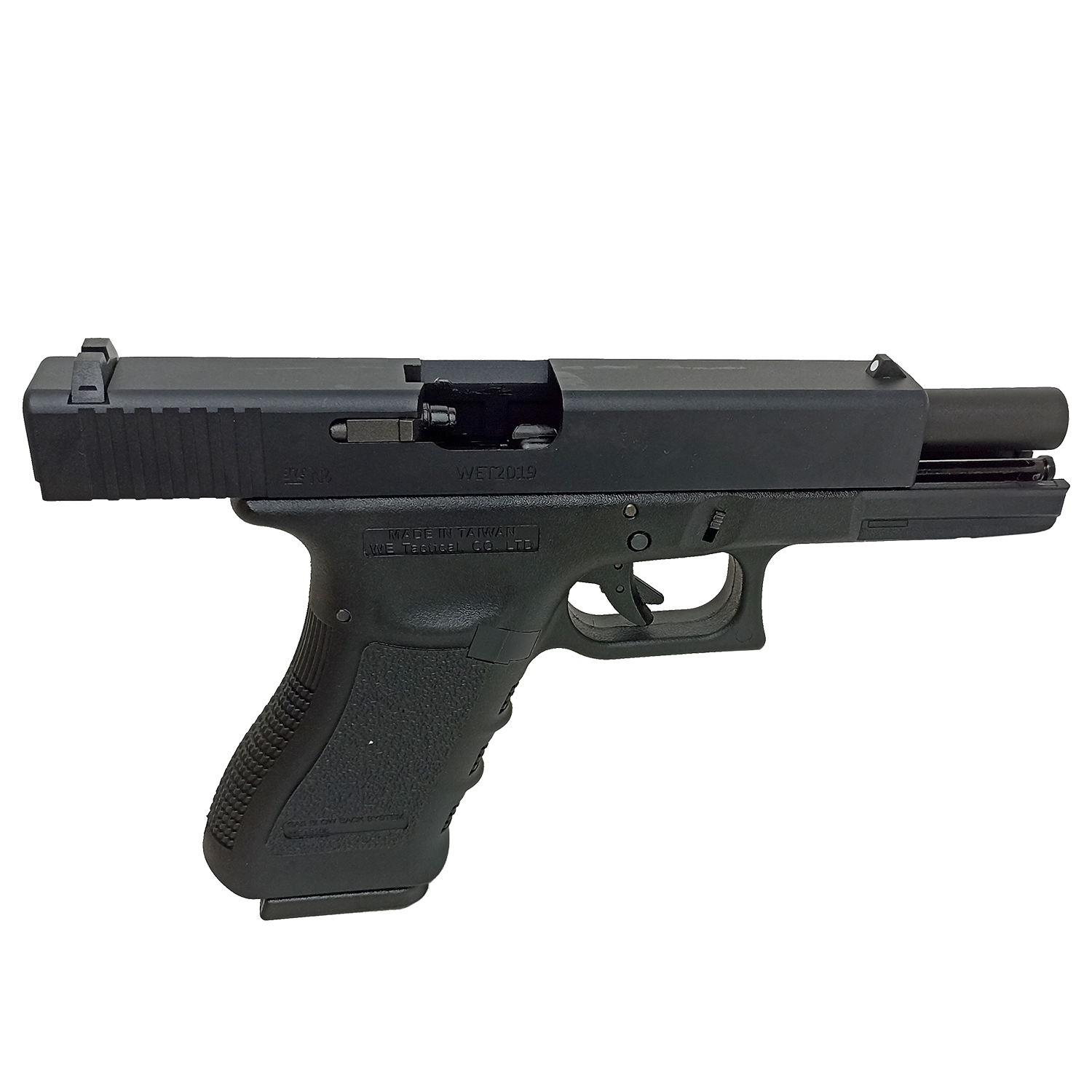 Пистолет страйкбольный WE Glock 17 Gen3, чёрный, WE-G001A-BK / GP616