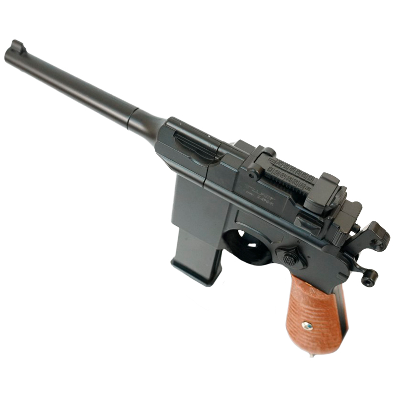 Пистолет страйкбольный Stalker SA96M Spring (Mauser C96), 6 мм